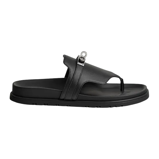 Hermès Sandals Empire Black — Authentic Shoes & Footwear at CLZTURE