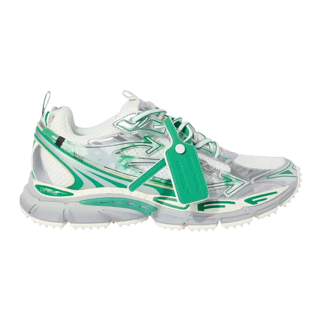 Off-White Be Right Back Silver Turquoise — Authentic Shoes & Footwear at CLZTURE
