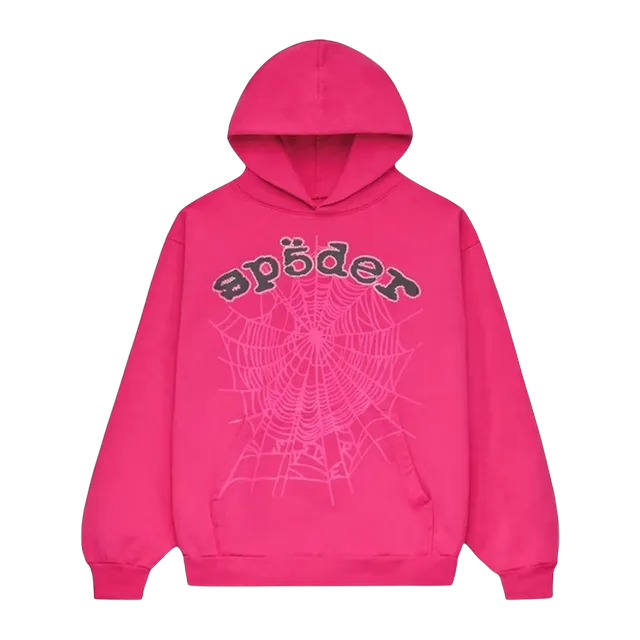 Sp5der Legacy Hoodie Pink — Authentic Hoodies & Sweats at CLZTURE