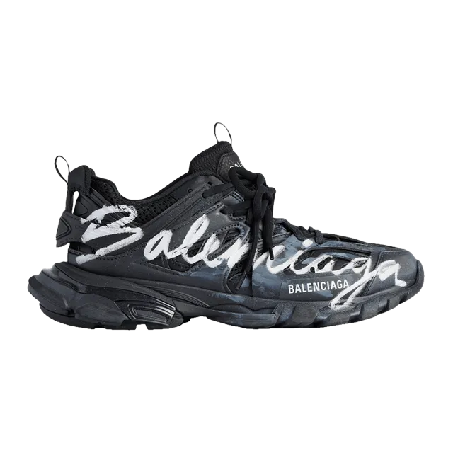 Balenciaga Sneakers Track Graffiti Black — Authentic Shoes & Footwear at CLZTURE