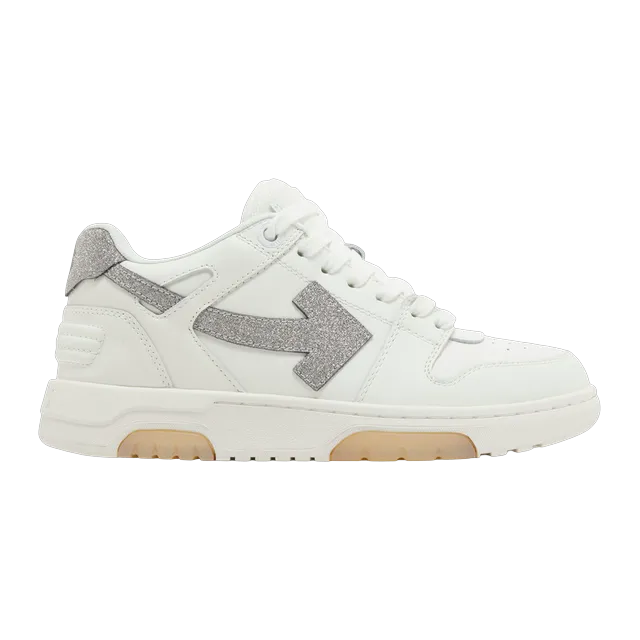 Off-White Out of Office White Silver Glitter — Authentic Shoes & Footwear at CLZTURE