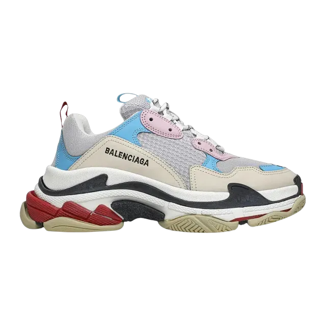 Balenciaga Triple S White Blue Pink — Authentic Shoes & Footwear at CLZTURE