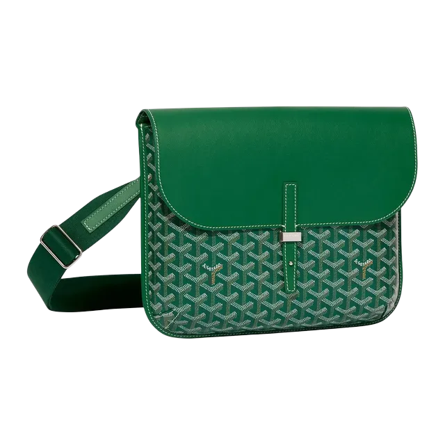 Goyard Messager Coursier 32Mm Green — Authentic Bags & Luggage at CLZTURE
