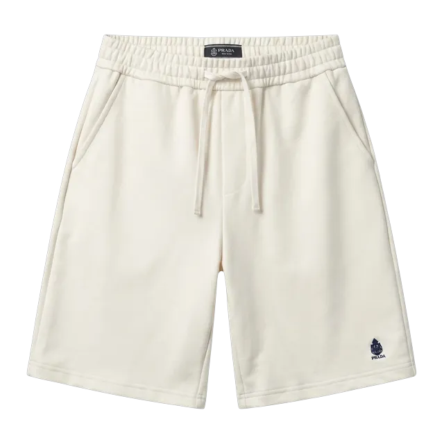 Prada Shorts Molleton White — Authentic Shorts at CLZTURE
