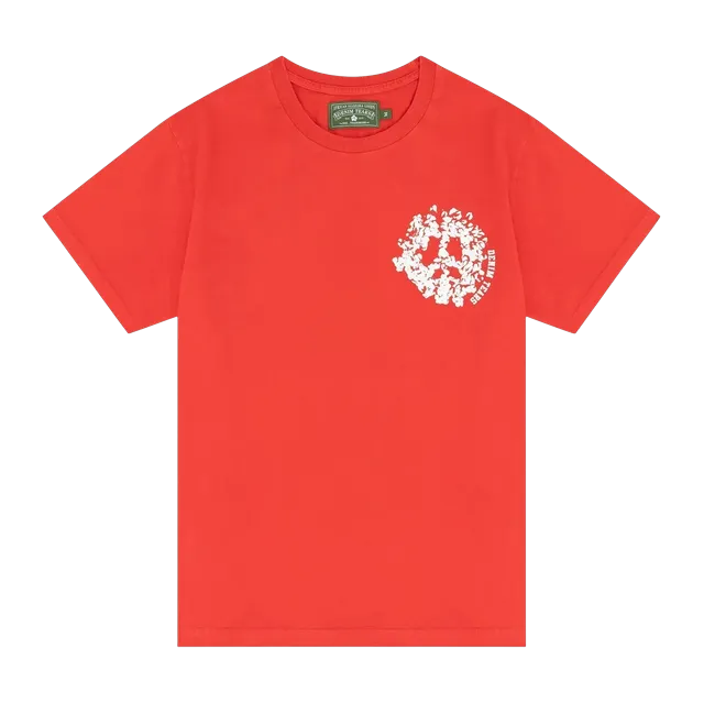Denim Tears University T-Shirt Red — Authentic Denim Tears in stock at CLZTURE