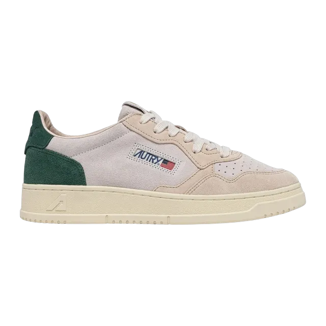 Autry Medalist Low Sand Green — Authentic Shoes & Footwear at CLZTURE