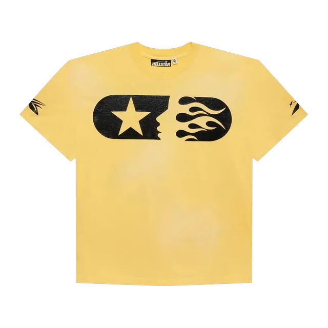 Hellstar Marathon T-Shirt Yellow — Authentic T-Shirts at CLZTURE