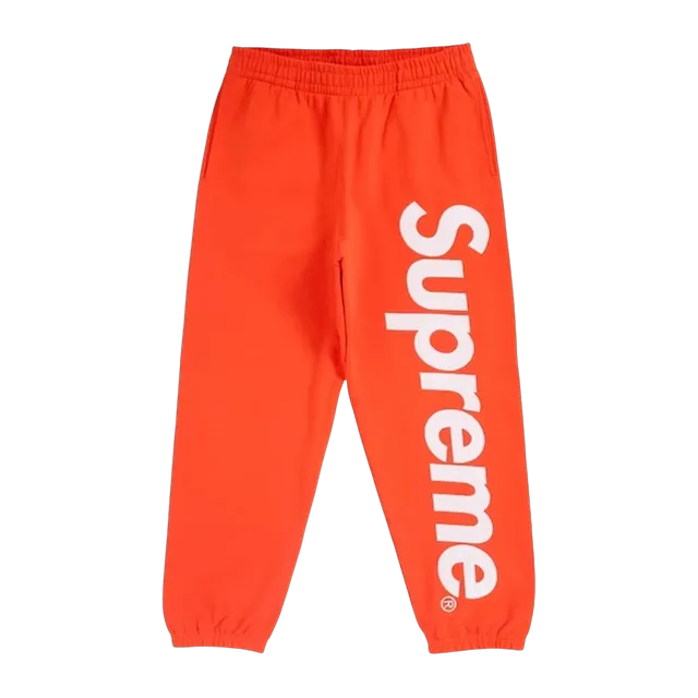 Supreme Satin Applique Hooded Orange — Authentic Pants & Trousers at CLZTURE