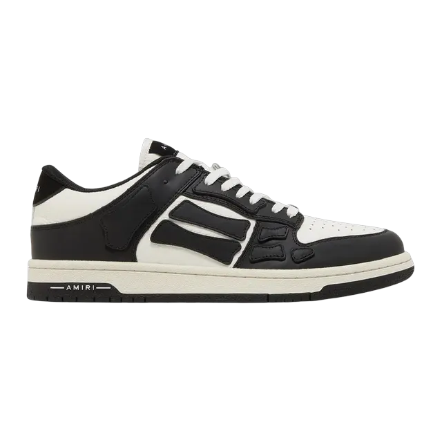 Amiri Skel Top Low Black White — Authentic Shoes & Footwear at CLZTURE