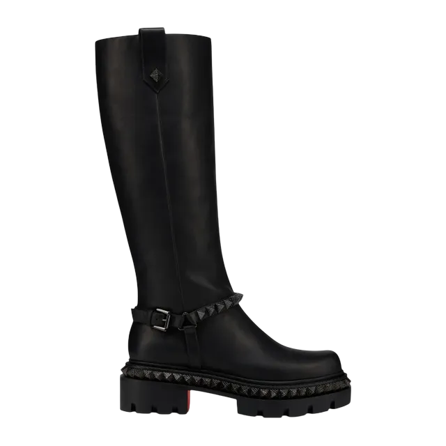 Christian Louboutin Marinetta Pyraclou Black — Authentic Christian Louboutin in stock at CLZTURE