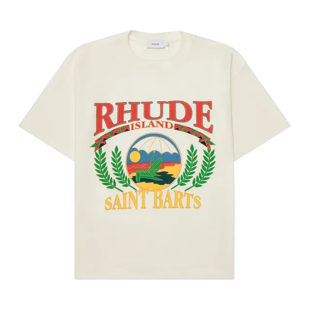 Rhude Beach Chair T-Shirt Neutral — Authentic Rhude in stock at CLZTURE