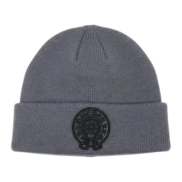 Chrome Hearts Beanie Logo Grey — Authentic Accessories at CLZTURE