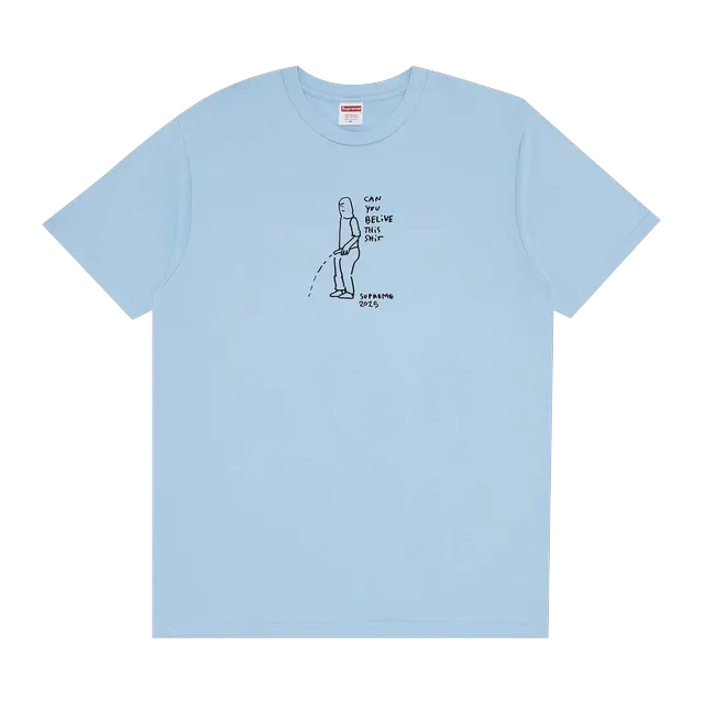 Supreme Piss T-Shirt Powder Blue — Authentic Supreme in stock at CLZTURE