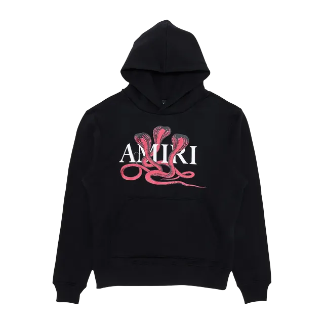 Amiri Snake Hoodie Black/Red — Authentic Hoodies & Sweats at CLZTURE