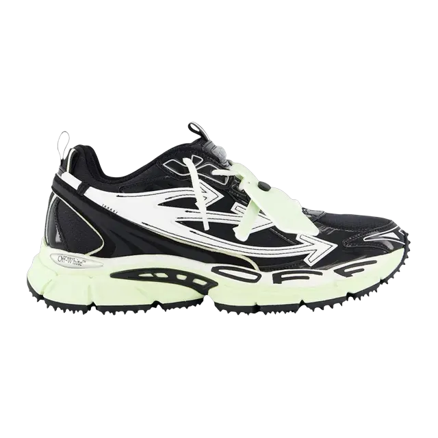 Off-White Be Right Back Black Lime — Authentic Shoes & Footwear at CLZTURE