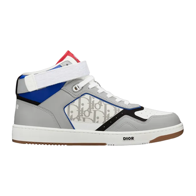Dior Sneakers B27 Haute Oblique Grey Blue — Authentic Shoes & Footwear at CLZTURE