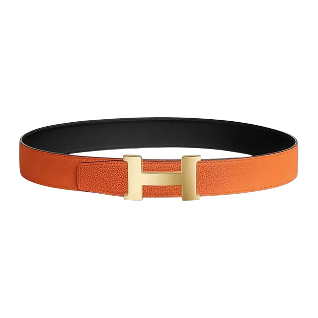 Hermès Boucle Constance 38Mm Black Orange — Authentic Hermès in stock at CLZTURE