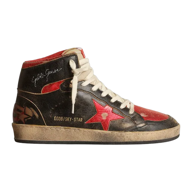 Golden Goose Sneakers Sky-Star Black — Authentic Shoes & Footwear at CLZTURE