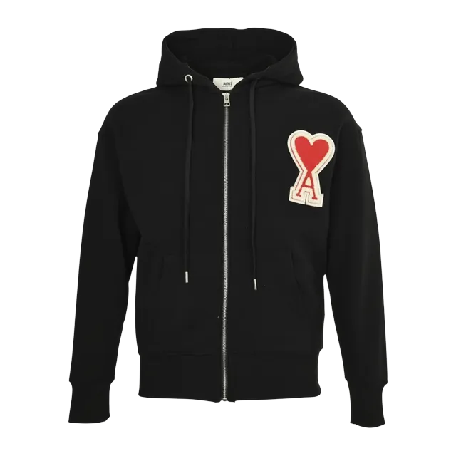Zip Ami De Coeur Black — Authentic Hoodies & Sweats at CLZTURE