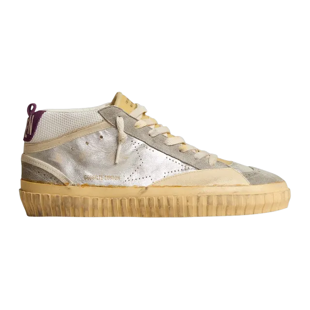 Golden Goose Sneakers Mid Star Silver — Authentic Shoes & Footwear at CLZTURE