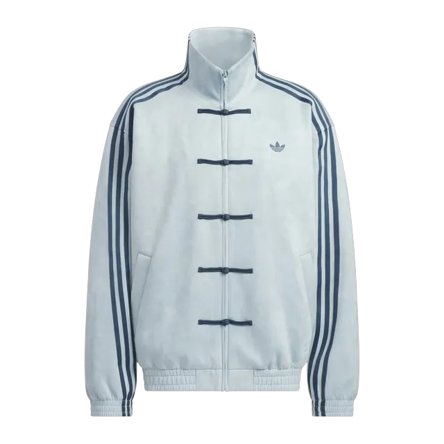 adidas Jacket Ctt Chinese Track Light Blue — Authentic Jackets & Outerwear at CLZTURE