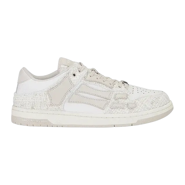Amiri Boucle Skel Top Low Alabaster — Authentic Shoes & Footwear at CLZTURE