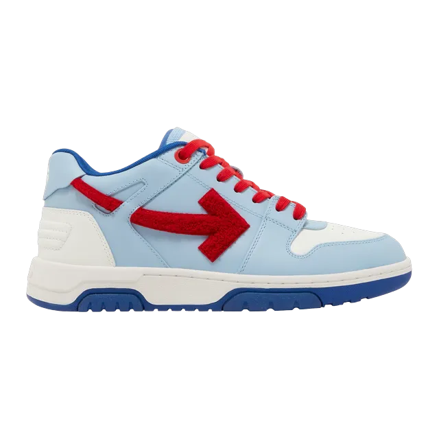 Off-White Out of Office Light Blue Red — Authentic Shoes & Footwear at CLZTURE