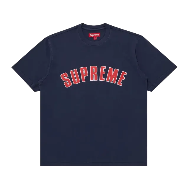 Supreme Cracked Arc Shorts-Sleeve Top Navy — Authentic Supreme in stock at CLZTURE