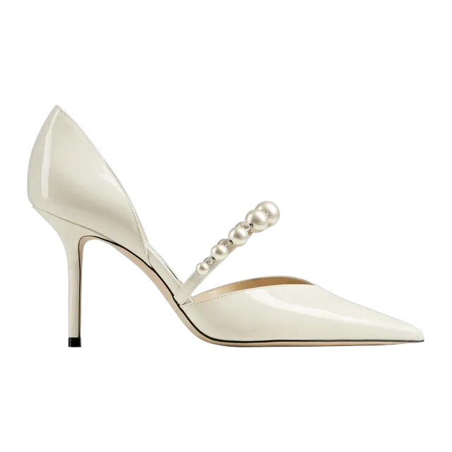 Jimmy Choo Aurelie 85Mm White — Authentic Jimmy Choo in stock at CLZTURE