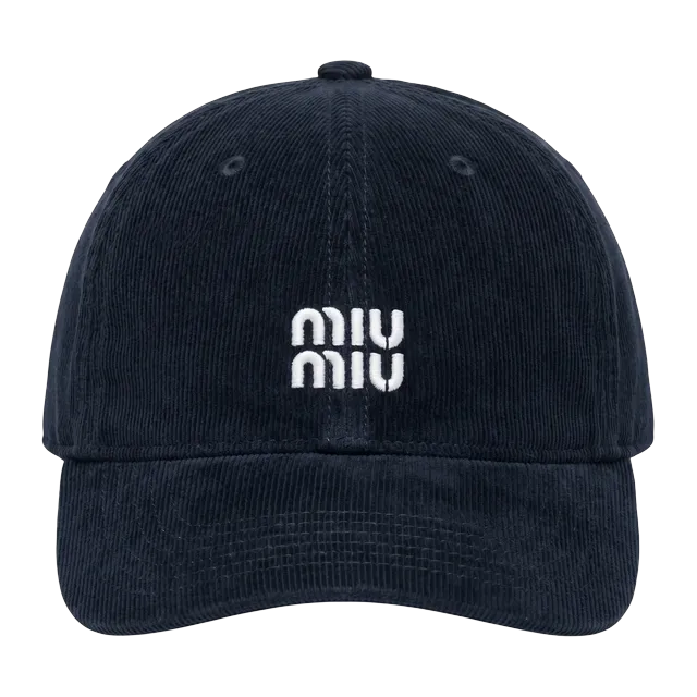 Miu Miu Cap Drill Blue — Authentic Accessories at CLZTURE