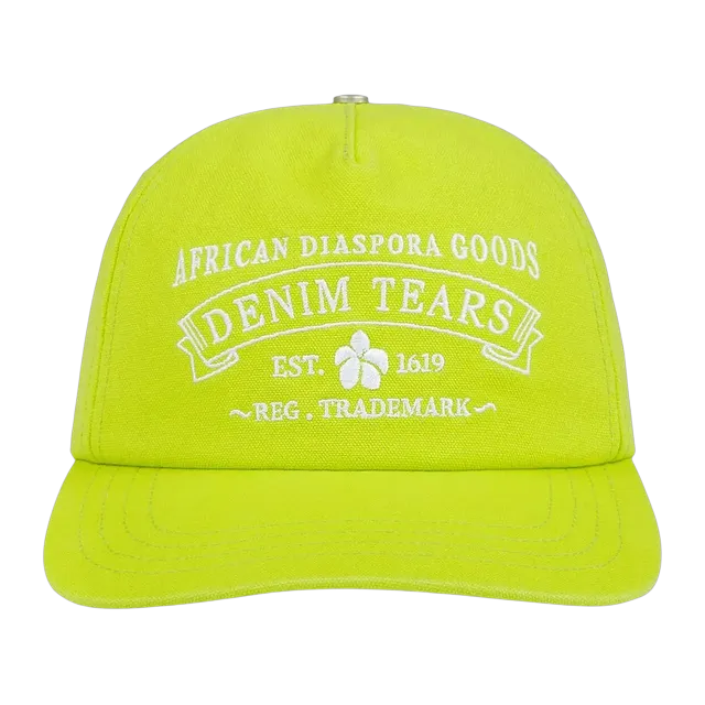 Denim Tears Adg Cap Lime — Authentic at CLZTURE
