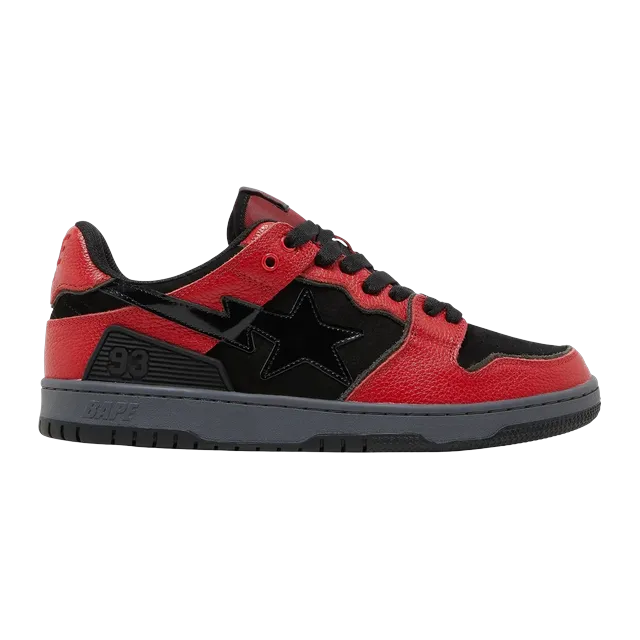 BAPE Sk8 Sta Black Red — Authentic Shoes & Footwear at CLZTURE