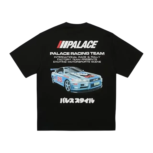 Palace Racey Team Black — Authentic T-Shirts at CLZTURE