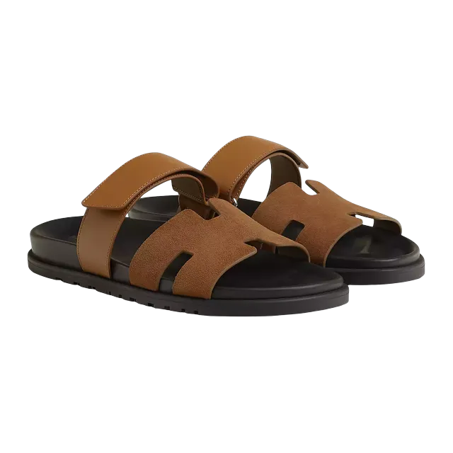 Hermès Sandals Chypre Brown — Authentic Hermès in stock at CLZTURE
