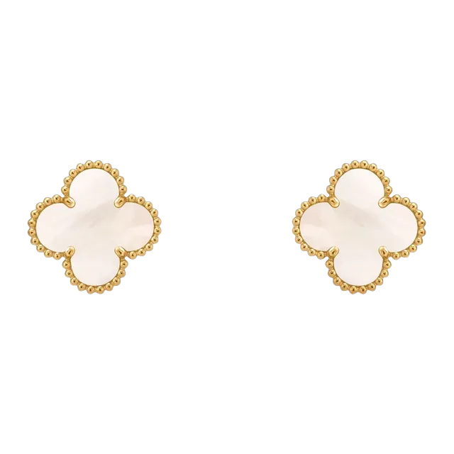 Van Cleef & Arpels Vintage Alhambra Nacre Gold — Authentic Jewelry at CLZTURE