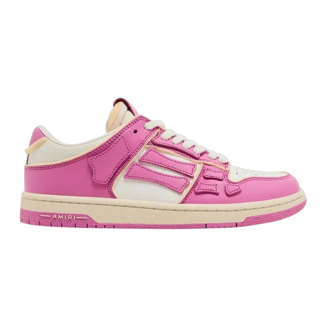 Amiri Skel Top Low Collegiate – Fuchsia Pink — Authentic Shoes & Footwear at CLZTURE