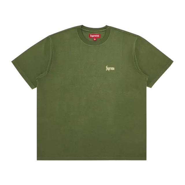 Supreme Old English T-Shirt Olive — Authentic Supreme in stock at CLZTURE