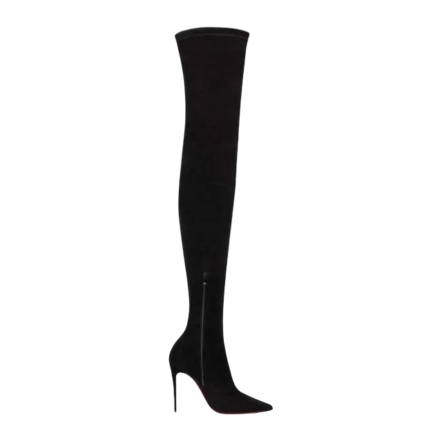Christian Louboutin Kate Botta Alta 100Mm Black — Authentic Christian Louboutin in stock at CLZTURE