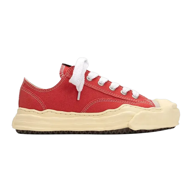 Mihara Yasuhiro Hank Vintage Sole Canvas Low Orange — Authentic Shoes & Footwear at CLZTURE