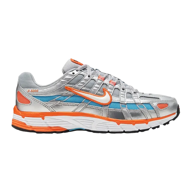 Nike P-6000 Metallic Silver Crimson Blue Fury — Authentic Shoes & Footwear at CLZTURE