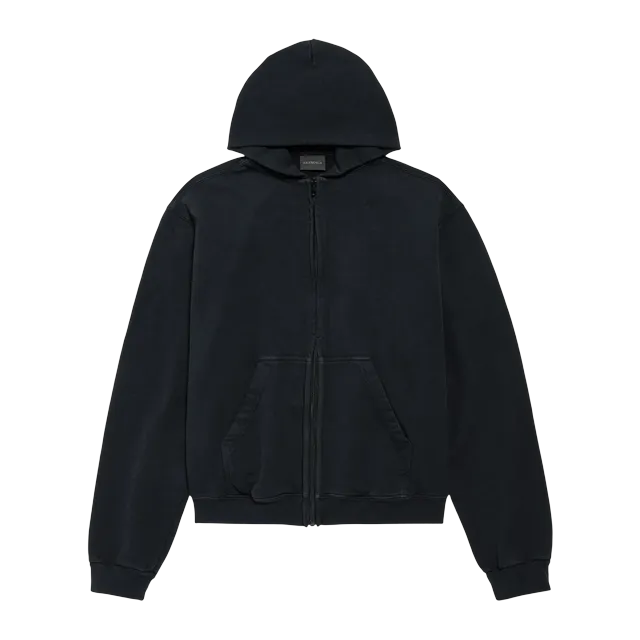 Balenciaga Hoodie Zippé Bow Blue — Authentic Hoodies & Sweats at CLZTURE