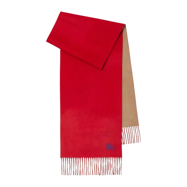 Burberry Scarf Réversible Cachemire Red — Authentic Burberry in stock at CLZTURE