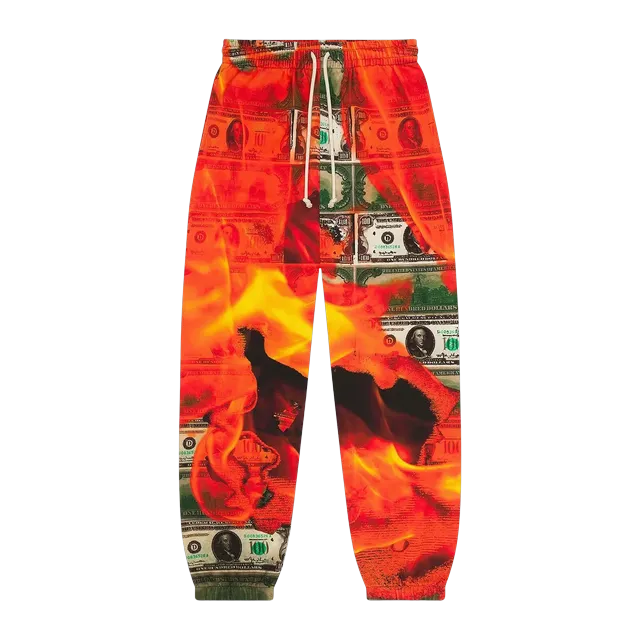 Denim Tears Burn It All Sweatpants Multicolor — Authentic Denim Tears in stock at CLZTURE