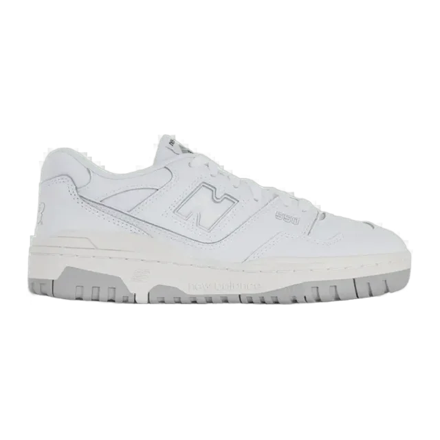 New Balance 550 White Grey — Authentic New Balance at CLZTURE