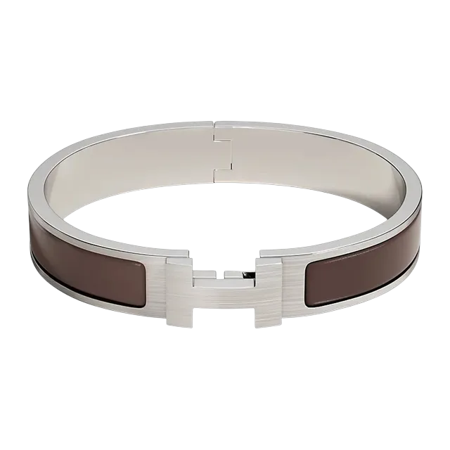 Hermès Bracelet Clic h Brown — Authentic Hermès in stock at CLZTURE
