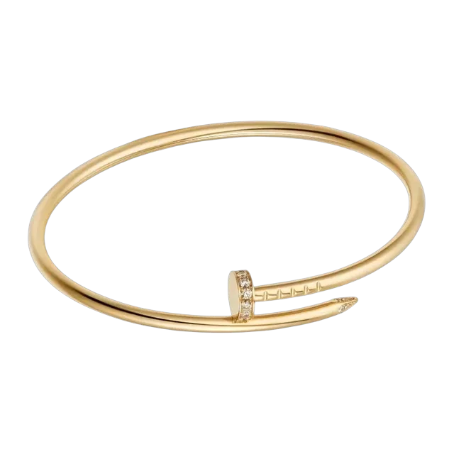 Cartier Bracelet Juste Un Clou Petit Diamants Gold — Authentic Jewelry at CLZTURE