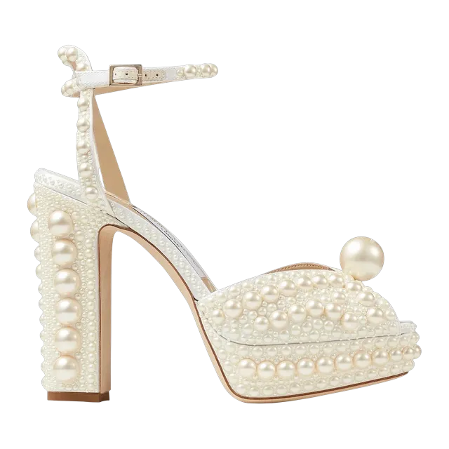 Jimmy Choo Sacaria Platform 120Mm White — Authentic Jimmy Choo in stock at CLZTURE