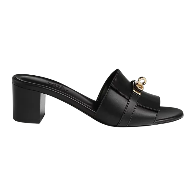 Hermès Gigi 50Mm Black — Authentic Shoes & Footwear at CLZTURE