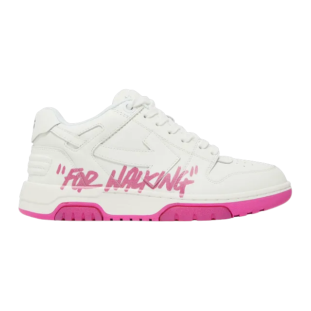 Off-White Out of Office For Walking White Fuchsia — Authentic Shoes & Footwear at CLZTURE