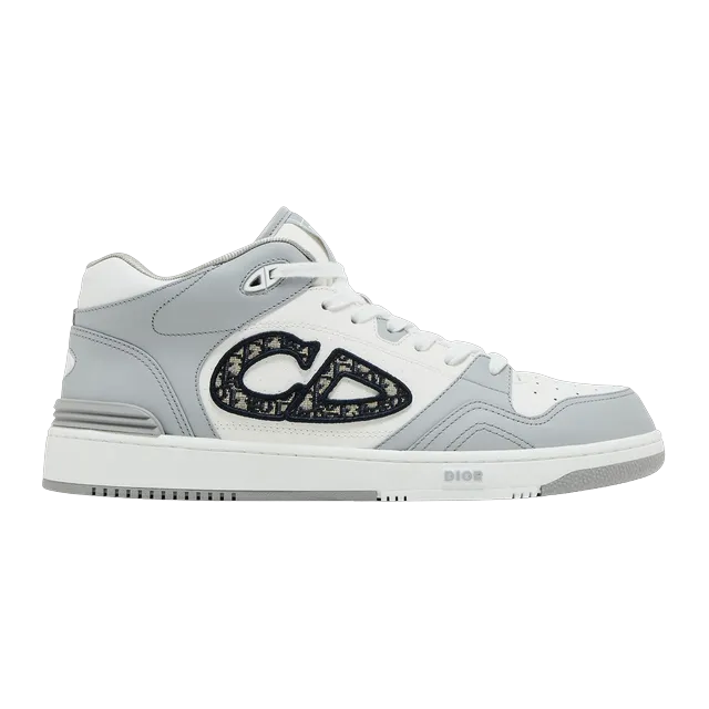 Dior Sneakers B57 Mi-Haute Oblique Grey — Authentic Shoes & Footwear at CLZTURE